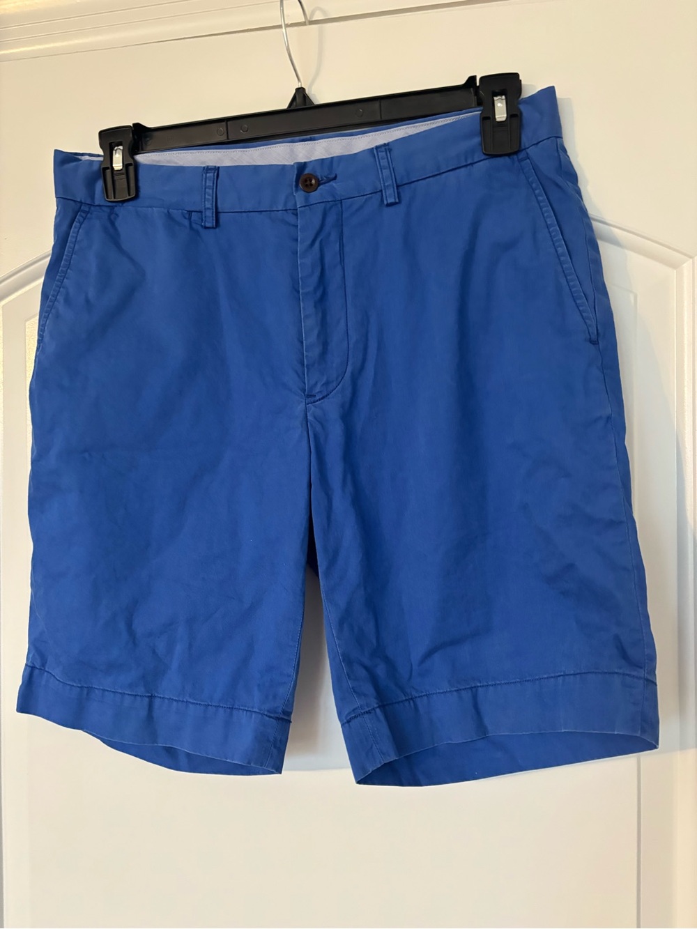 Polo Ralph Lauren Men's Classic Fit Chino Shorts Royal Blue Size 32 flaw